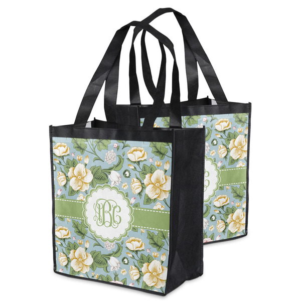 Vintage Floral Grocery Bag - MAIN