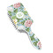 Vintage Floral Hair Brush - Angle View