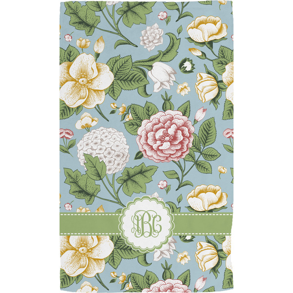 Vintage Floral Hand Towel (Personalized)