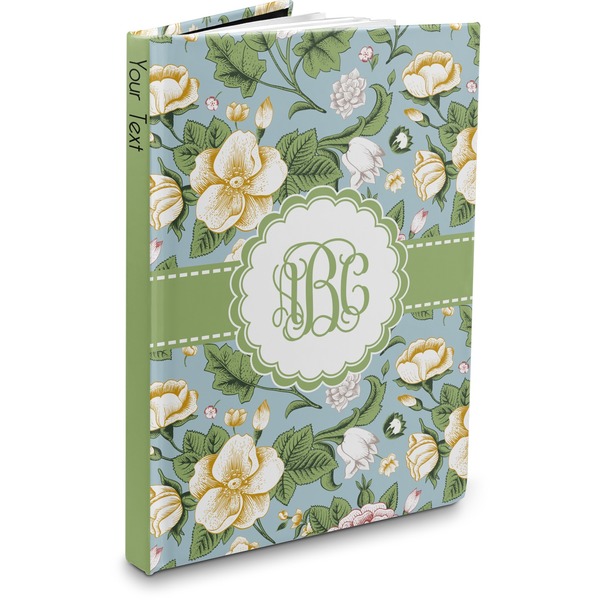 Custom Vintage Floral Hardbound Journal (Personalized)