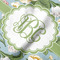 Vintage Floral Hooded Baby Towel- Detail Close Up