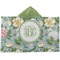 Vintage Floral Kids Hooded Towel (Personalized)