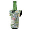 Vintage Floral Jersey Bottle Cooler - ANGLE (on bottle)