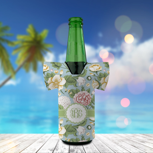 Vintage Floral Jersey Bottle Cooler - LIFESTYLE