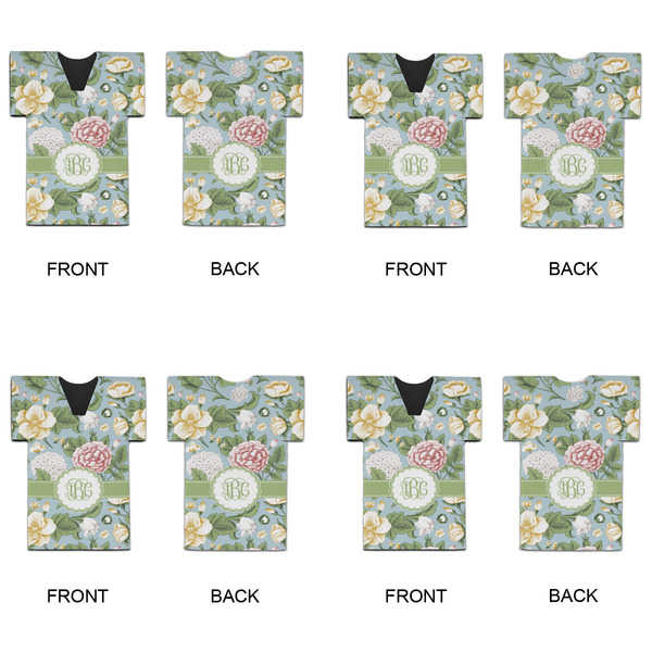 Vintage Floral Jersey Bottle Cooler - Set of 4 - APPROVAL