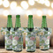 Vintage Floral Jersey Bottle Cooler - Set of 4 - LIFESTYLE
