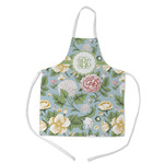 Vintage Floral Kid's Apron w/ Monogram