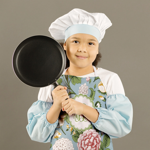 Vintage Floral Kid's Aprons - Medium - Lifestyle