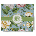Vintage Floral Kitchen Towel - Poly Cotton w/ Monograms