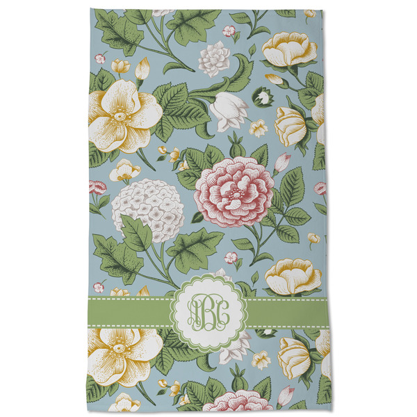 Vintage Floral Kitchen Towel - Poly Cotton - Full Front