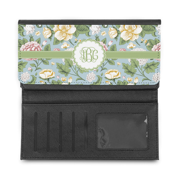 Vintage Floral Ladies Wallet - Half Way Open