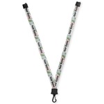 Vintage Floral Lanyard (Personalized)