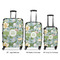 Vintage Floral Luggage Bags all sizes - With Handle