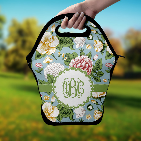 Vintage Floral Lunch Bag - Hand