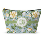Vintage Floral Makeup Bag - Small - 8.5"x4.5" (Personalized)