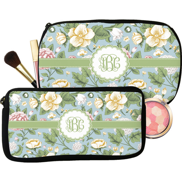 Vintage Floral Makeup / Cosmetic Bags (Select Size)