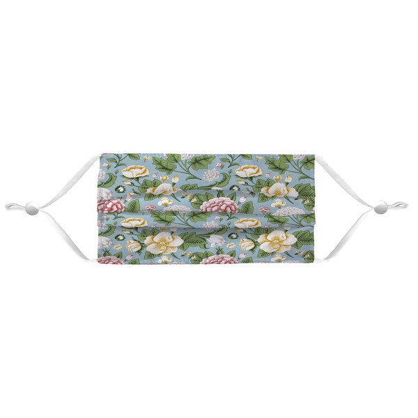 Vintage Floral Mask - Pleated (new) APPROVAL