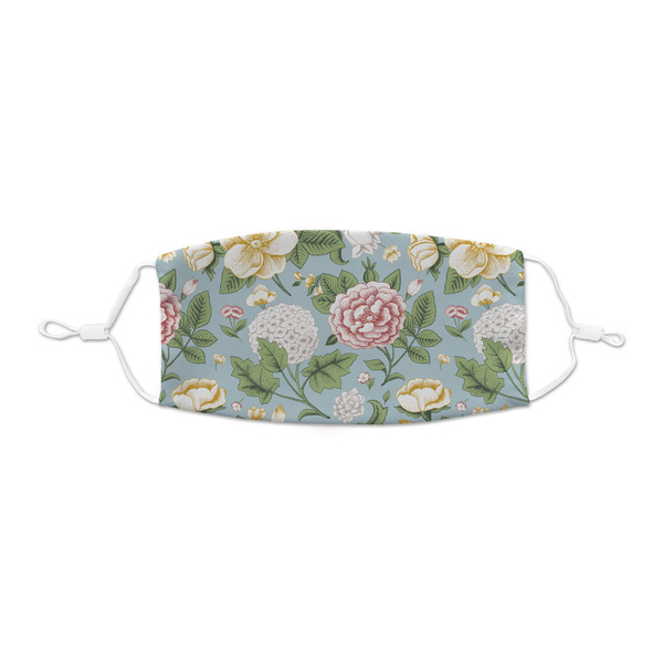 Custom Vintage Floral Kid's Cloth Face Mask - XSmall