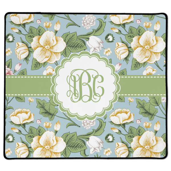 Custom Vintage Floral XL Gaming Mouse Pad - 18" x 16" (Personalized)