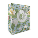 Vintage Floral Medium Gift Bag (Personalized)