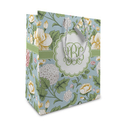 Vintage Floral Medium Gift Bag (Personalized)