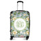Vintage Floral Suitcase - 24" Medium - Checked (Personalized)