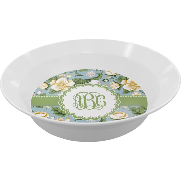 Custom Vintage Floral Melamine Bowl (Personalized)