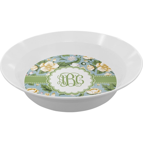 Custom Vintage Floral Melamine Bowl - 12 oz (Personalized)