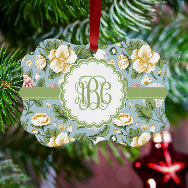 Vintage Floral Metal Benilux Ornament - Lifestyle