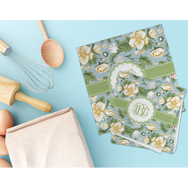 Vintage Floral Microfiber Dish Rag - LIFESTYLE