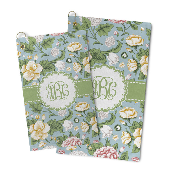 Vintage Floral Microfiber Golf Towel - PARENT/MAIN