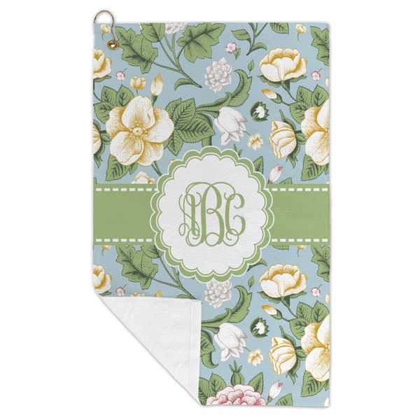 Vintage Floral Microfiber Golf Towels - FOLD