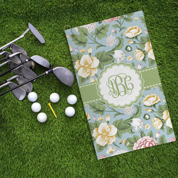 Vintage Floral Microfiber Golf Towels - LIFESTYLE