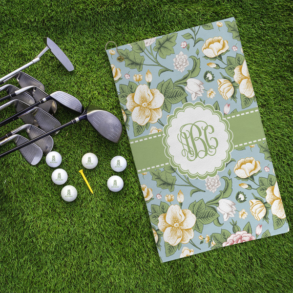 Vintage Floral Microfiber Golf Towels - LIFESTYLE