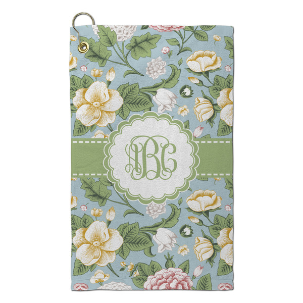 Custom Vintage Floral Microfiber Golf Towel - Small (Personalized)