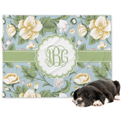 Vintage Floral Dog Blanket (Personalized)