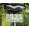 Vintage Floral Mini License Plate on Bicycle - LIFESTYLE Two holes