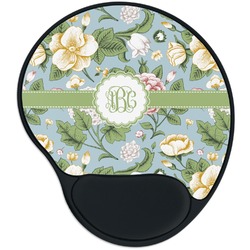 Vintage Floral Mouse Pad with Wrist Support