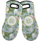 Vintage Floral Neoprene Oven Mitts - Set of 2 w/ Monogram