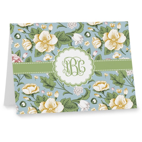 Custom Vintage Floral Note cards (Personalized)