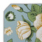 Vintage Floral Octagon Placemat - Single front (DETAIL)