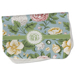 Vintage Floral Burp Cloth - Fleece w/ Monogram