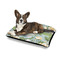 Vintage Floral Outdoor Dog Beds - Medium - IN CONTEXT
