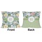 Vintage Floral Outdoor Pillow - 18x18