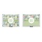 Vintage Floral  Outdoor Rectangular Throw Pillow (Front and Back)