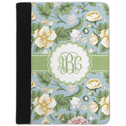 Vintage Floral Padfolio Clipboard - Small (Personalized)