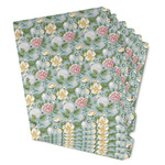 Vintage Floral Binder Tab Divider - Set of 6 (Personalized)