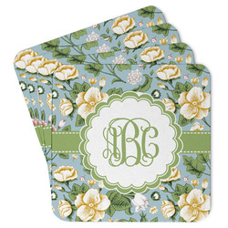 Vintage Floral Paper Coasters (Personalized)