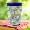 Vintage Floral Party Cup Sleeves - with bottom - Lifestyle