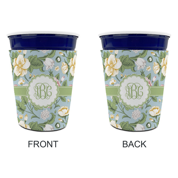 Vintage Floral Party Cup Sleeves - without bottom - Approval